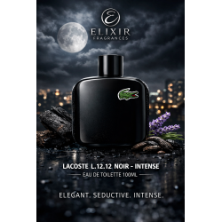 Lacoste L.12.12 Noir - Intense EDT 100ml (Black)