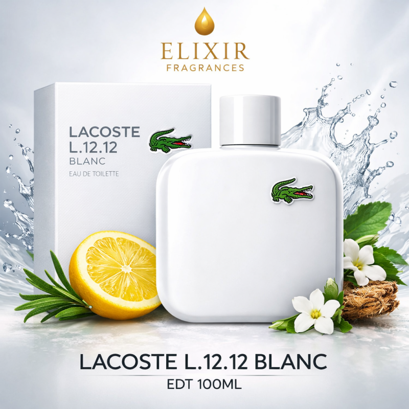 Lacoste L.12.12 Blanc EDT 100ml (White)