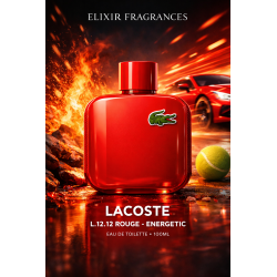 Lacoste L.12.12 Rouge - Energetic EDT 100ml (Red)