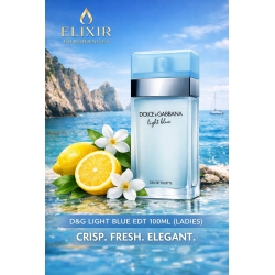 D&G Light Blue EDT 100ml (Ladies)