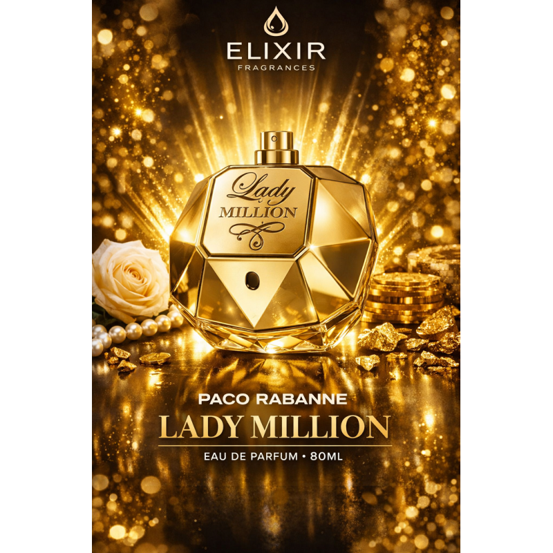 Paco Rabanne Lady Million EDP 80ml (Gold)